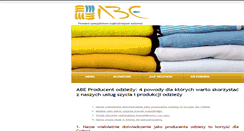 Desktop Screenshot of abesc.pl
